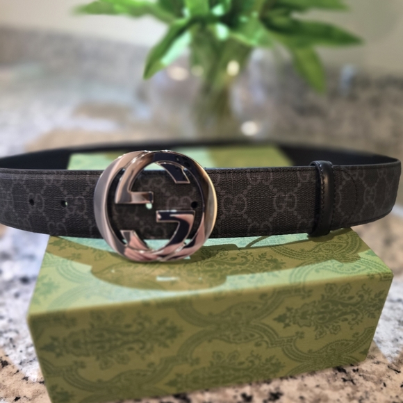 Gucci GG Supreme Men Belt 100xm - Picture 6 of 6